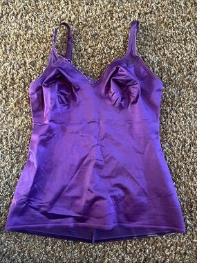 Ruby Ribbon Purple Shaping Camisole with Adjustable Straps
